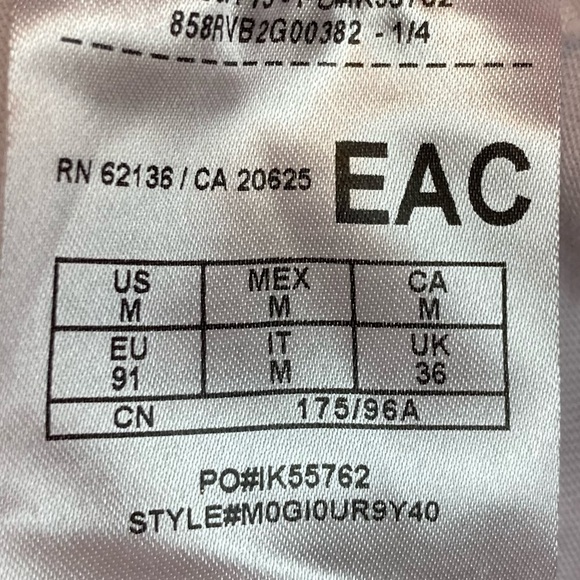 GUESS Stripe Pink & White Tie-Dyed Logo T-Shirt - Picture 10 of 11